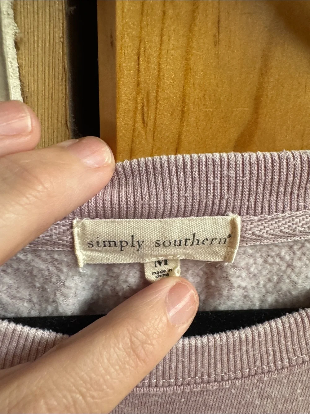 Simply Southern Lavender Graphic Crewneck Sweatshirt - Picture 3 of 4